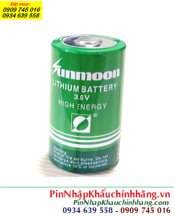 Pin nuôi nguồn PLC-CNC Sunmoon ER26500 lithium 3,6V size C 8500mAh chính hãng - Made in China